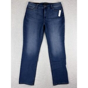 Bandolino Women's Blue‎ Amy Straight Jeans Size 16 NWT